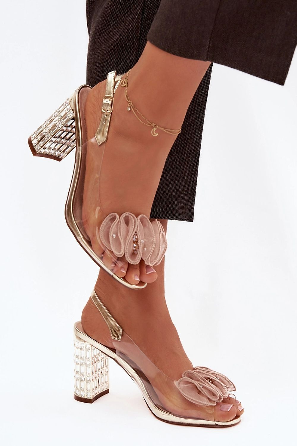  Sandale cu toc model 225147 Step in style 