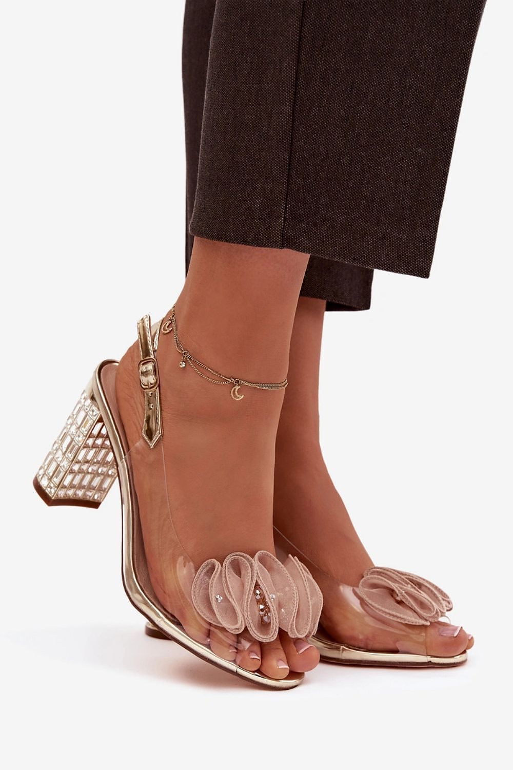 Sandale cu toc model 225147 Step in style 