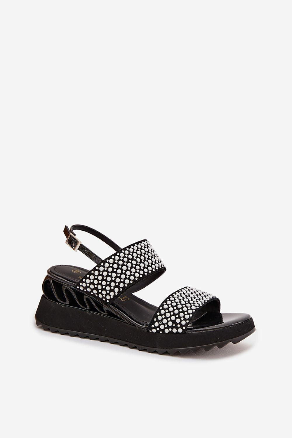  Sandale cu talpă tip pană model 225203 Step in style 