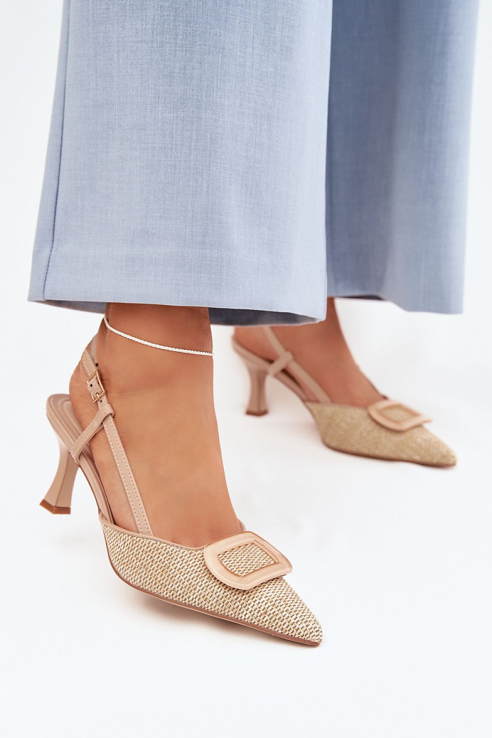  Sandale cu toc model 225205 Step in style 