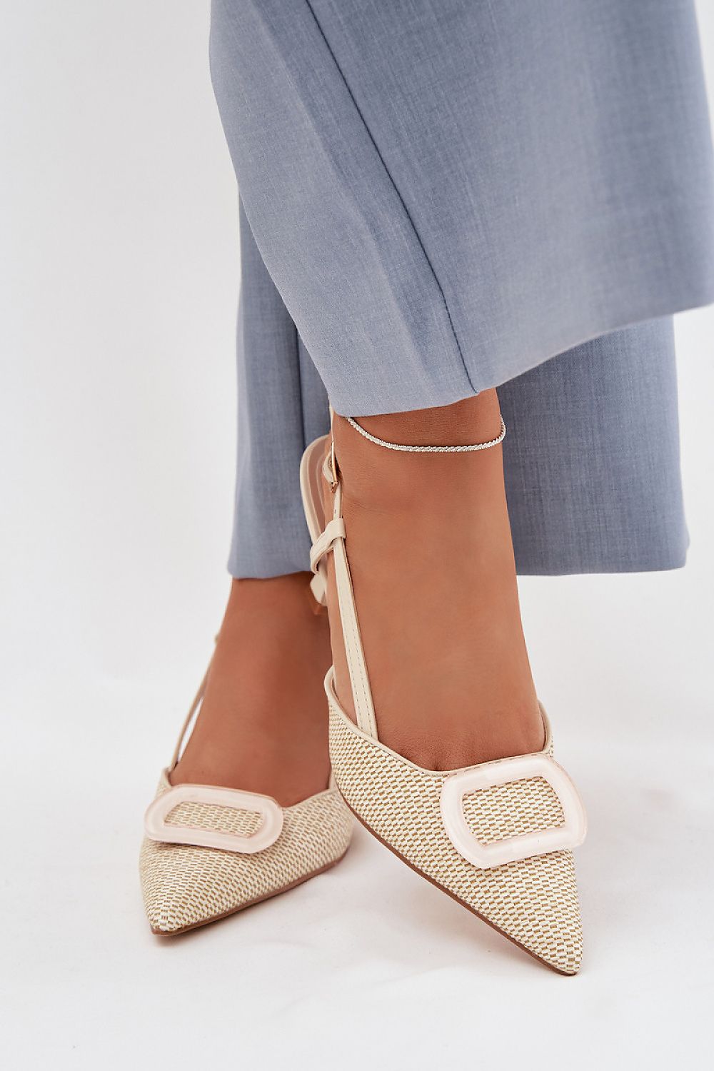  Sandale cu toc model 225207 Step in style 