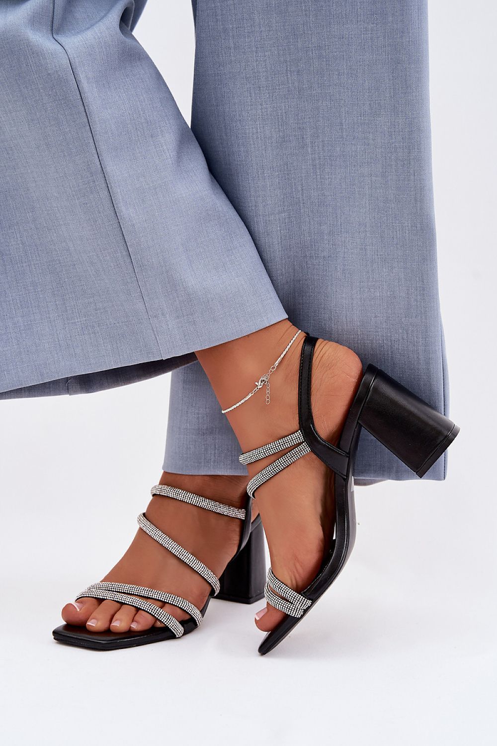  Sandale cu toc model 225208 Step in style 