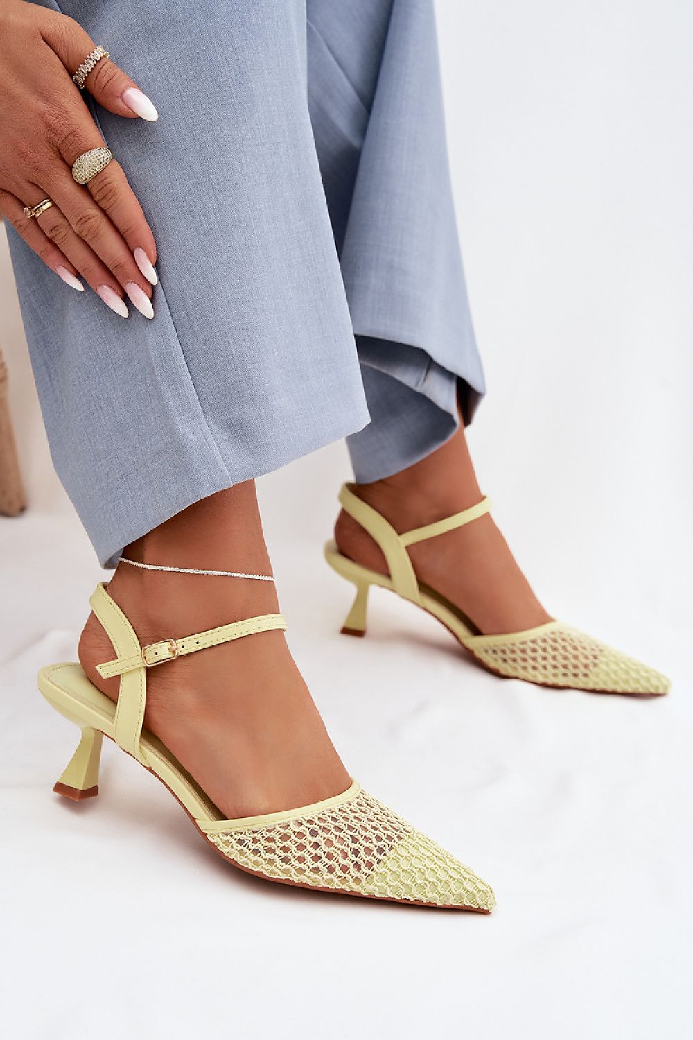  Sandale cu toc model 225216 Step in style 