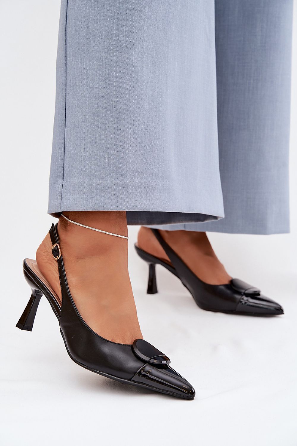  Sandale cu toc model 225217 Step in style 