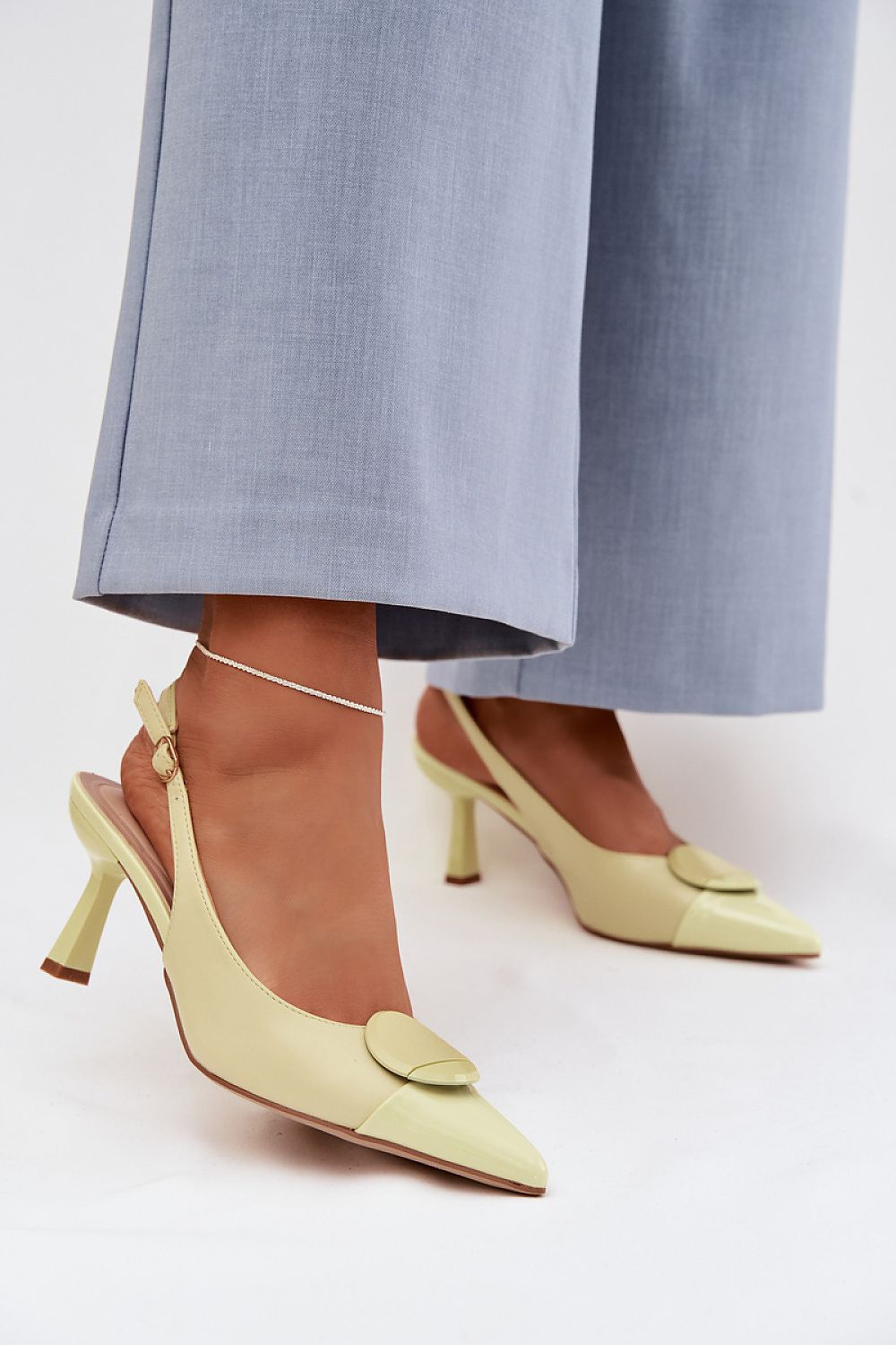  Sandale cu toc model 225218 Step in style 