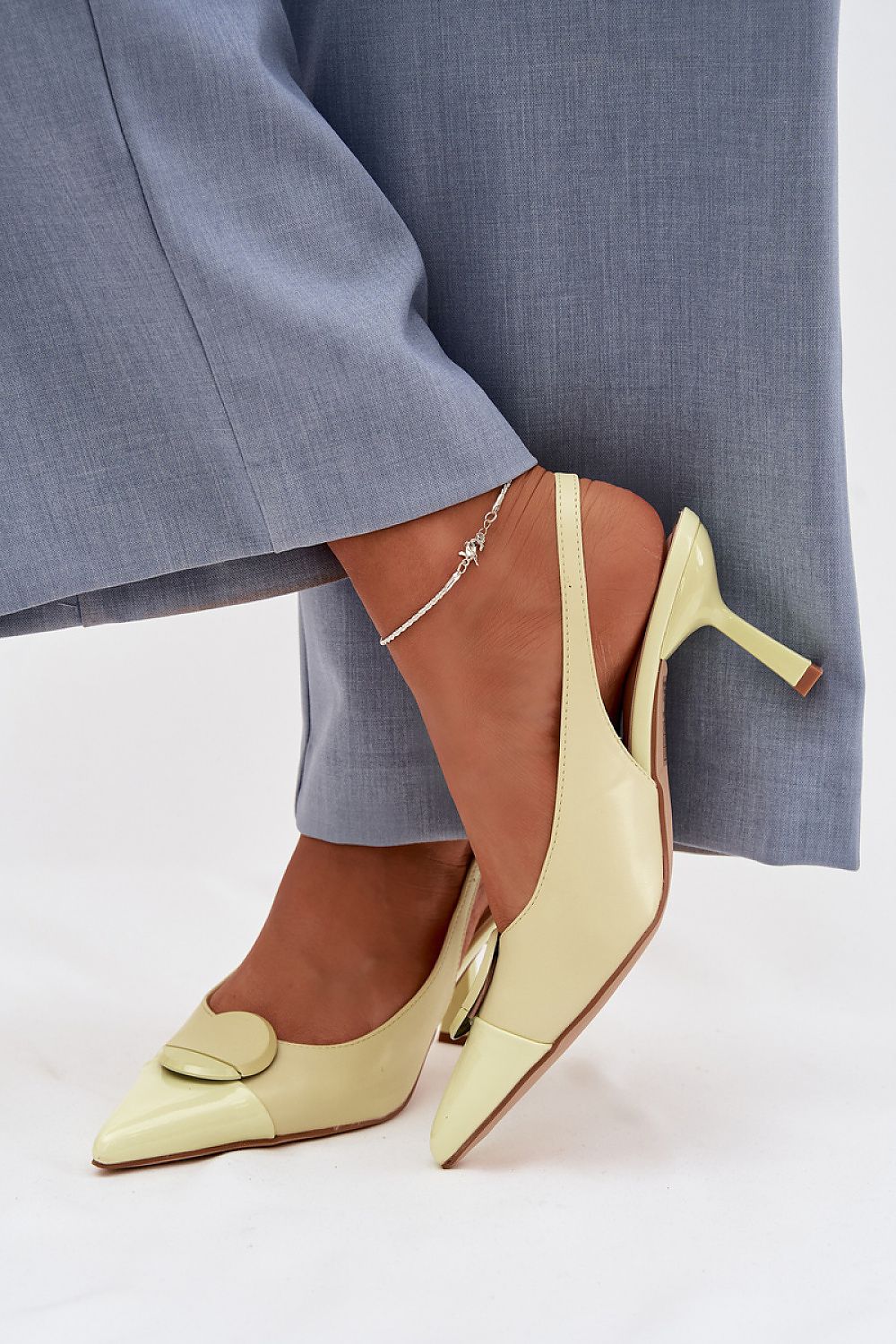 Sandale cu toc model 225218 Step in style 