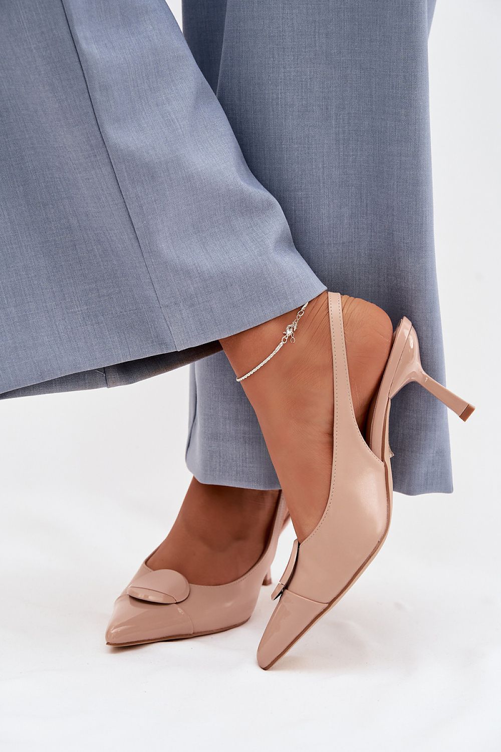  Sandale cu toc model 225220 Step in style 