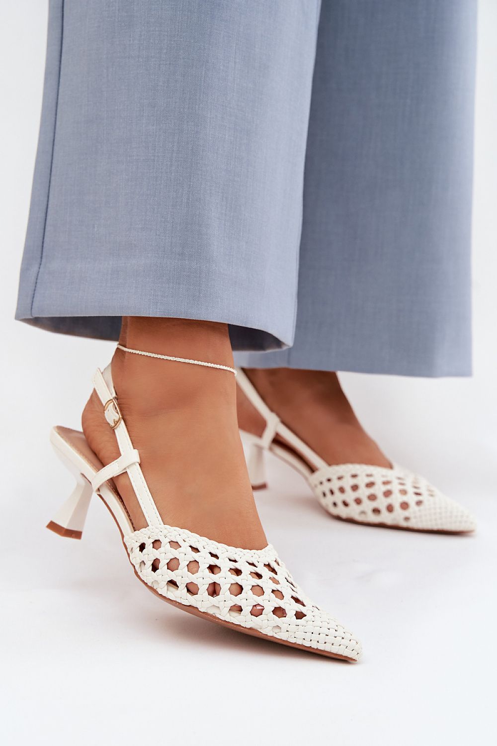  Sandale cu toc model 225223 Step in style 