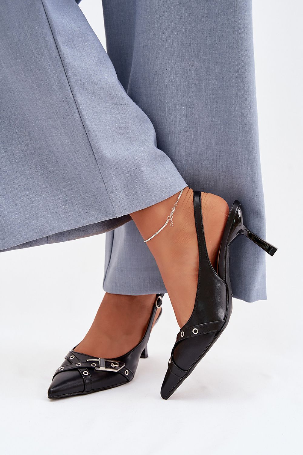  Sandale cu toc model 225227 Step in style 