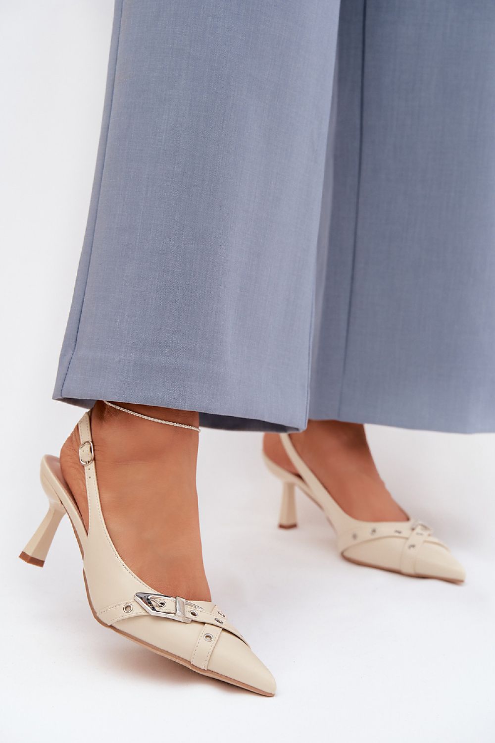  Sandale cu toc model 225228 Step in style 