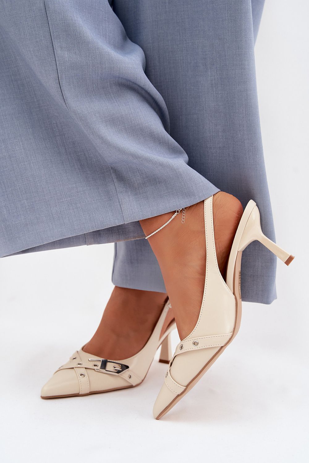  Sandale cu toc model 225228 Step in style 