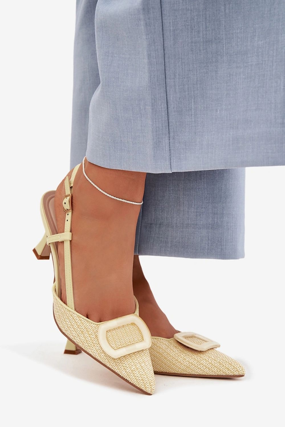  Sandale cu toc model 225206 Step in style 