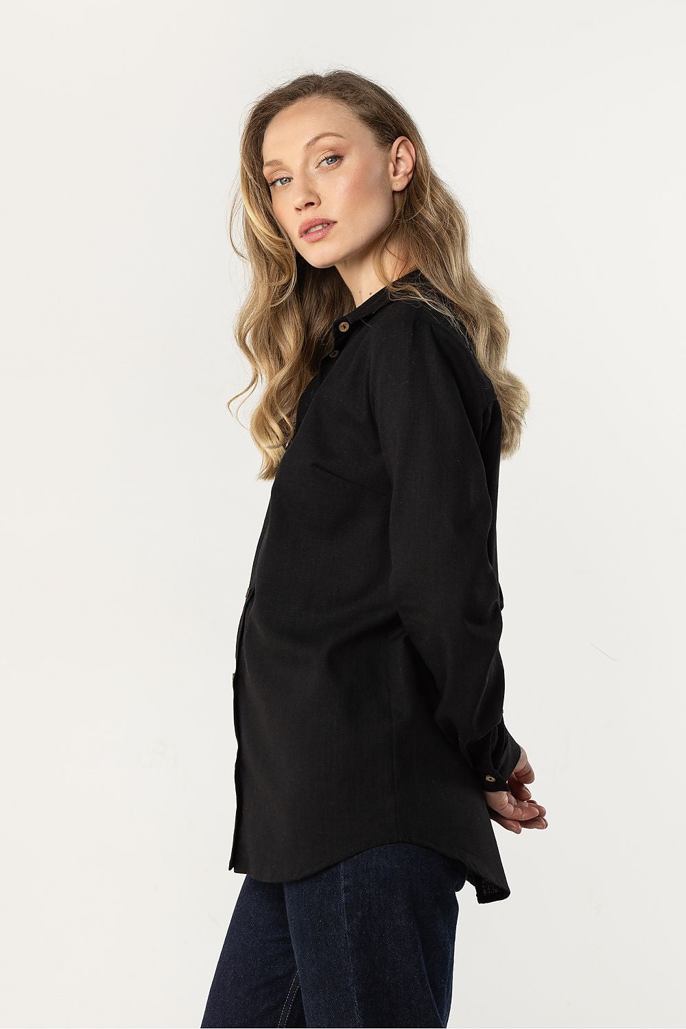  Cămaşă cu mânecă lungă model 225316 awama 