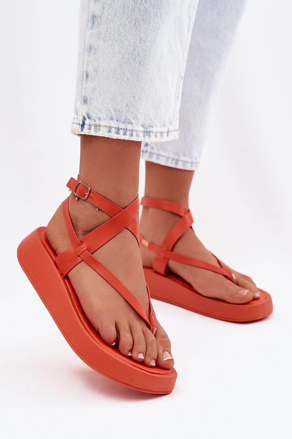  Sandale cu platformă model 225396 Step in style 