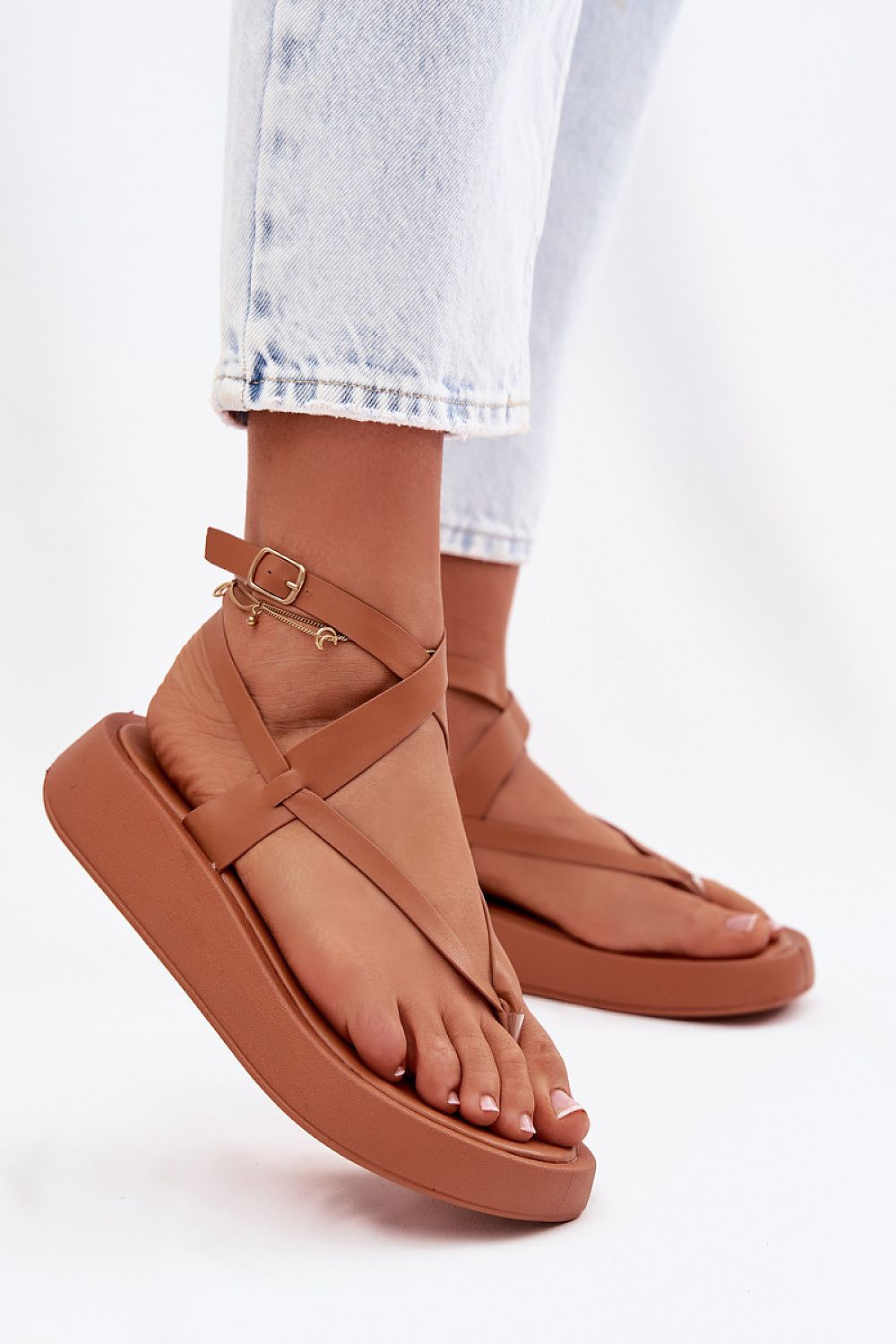  Sandale cu platformă model 225397 Step in style 