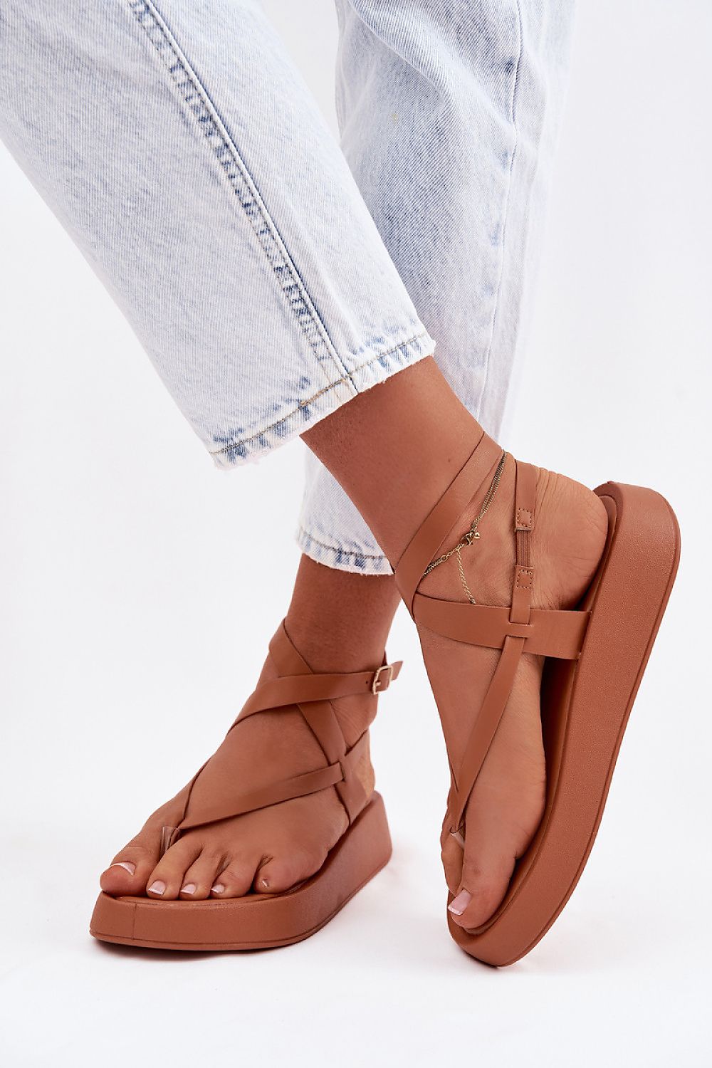  Sandale cu platformă model 225397 Step in style 