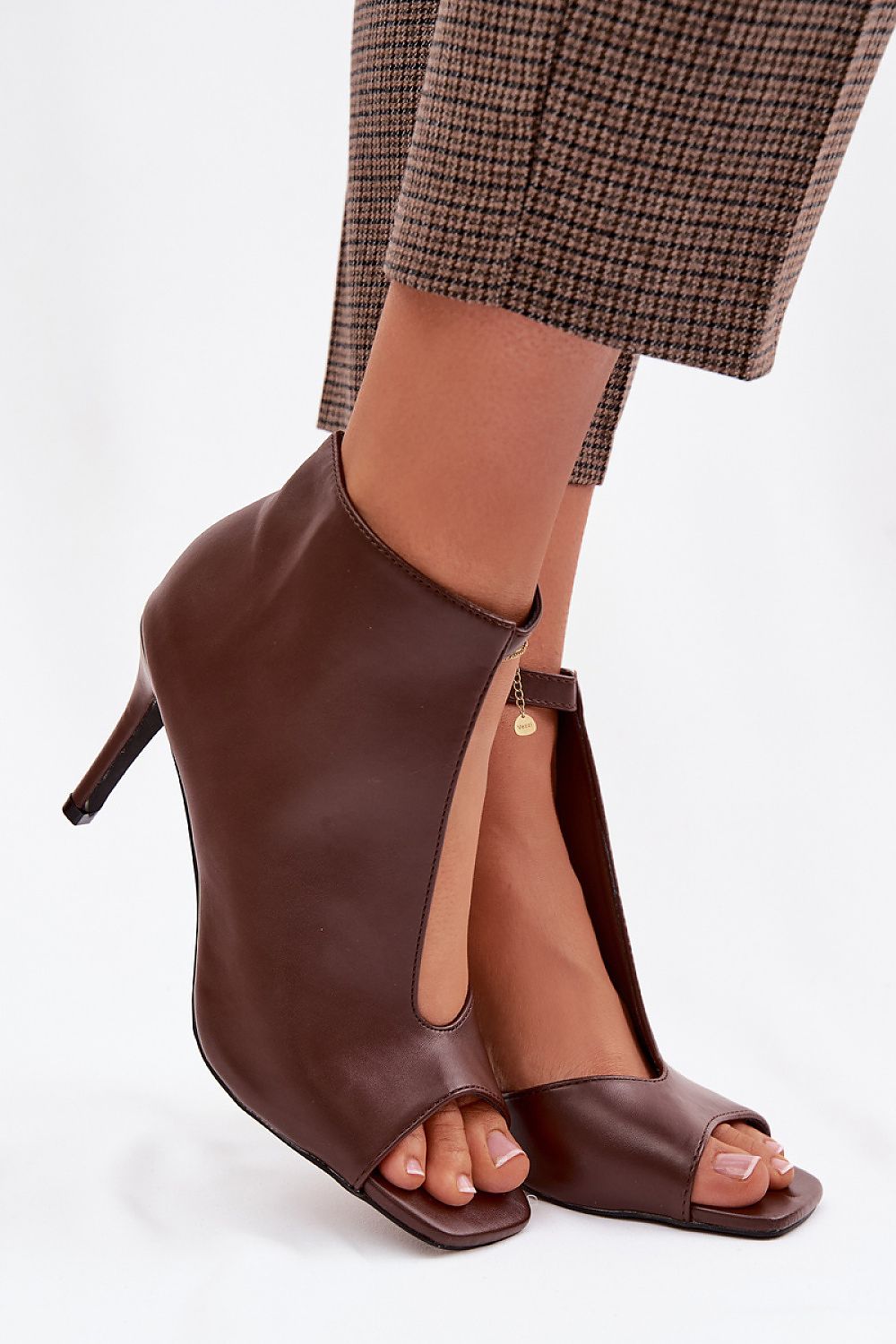  Sandale cu toc model 225401 Step in style 