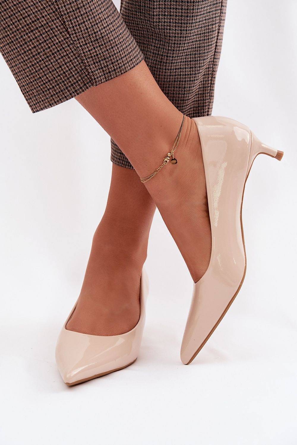  Pantofi cu toc simplu model 225410 Step in style 