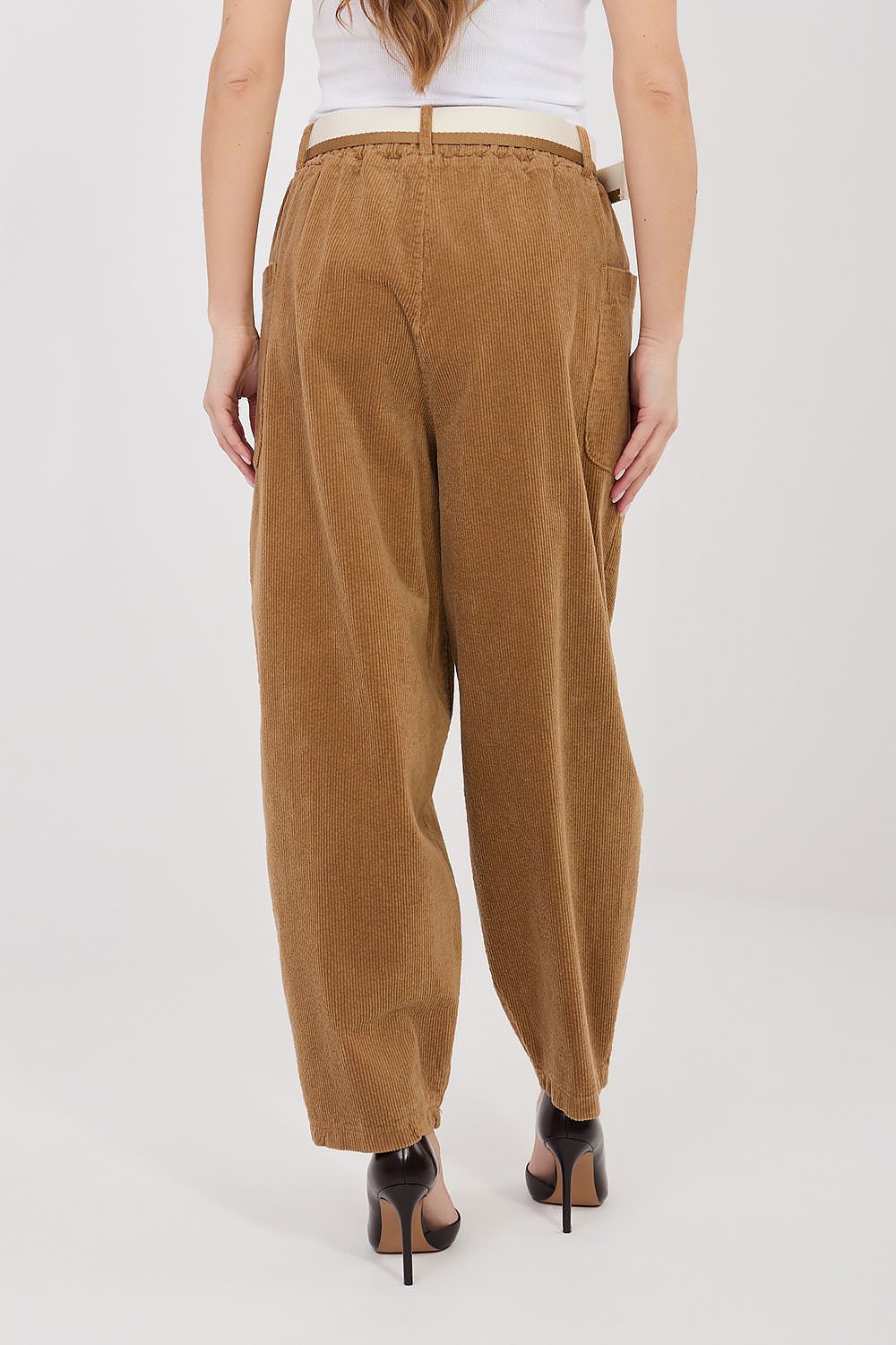  Pantaloni din catifea model 225424 Rue Paris 