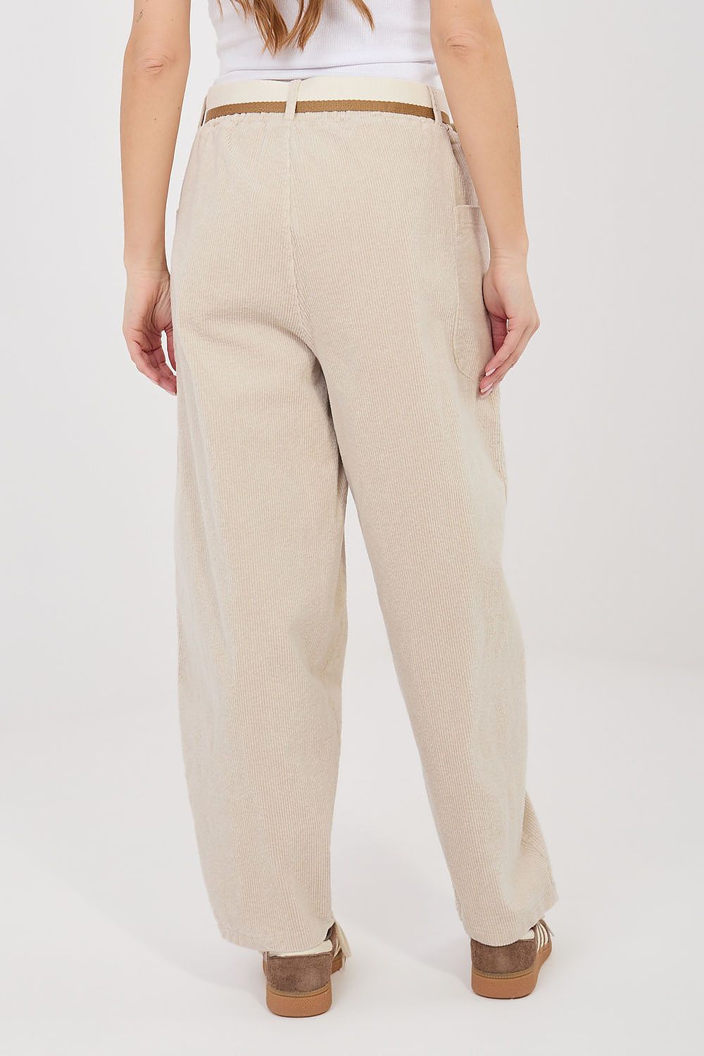  Pantaloni din catifea model 225426 Rue Paris 