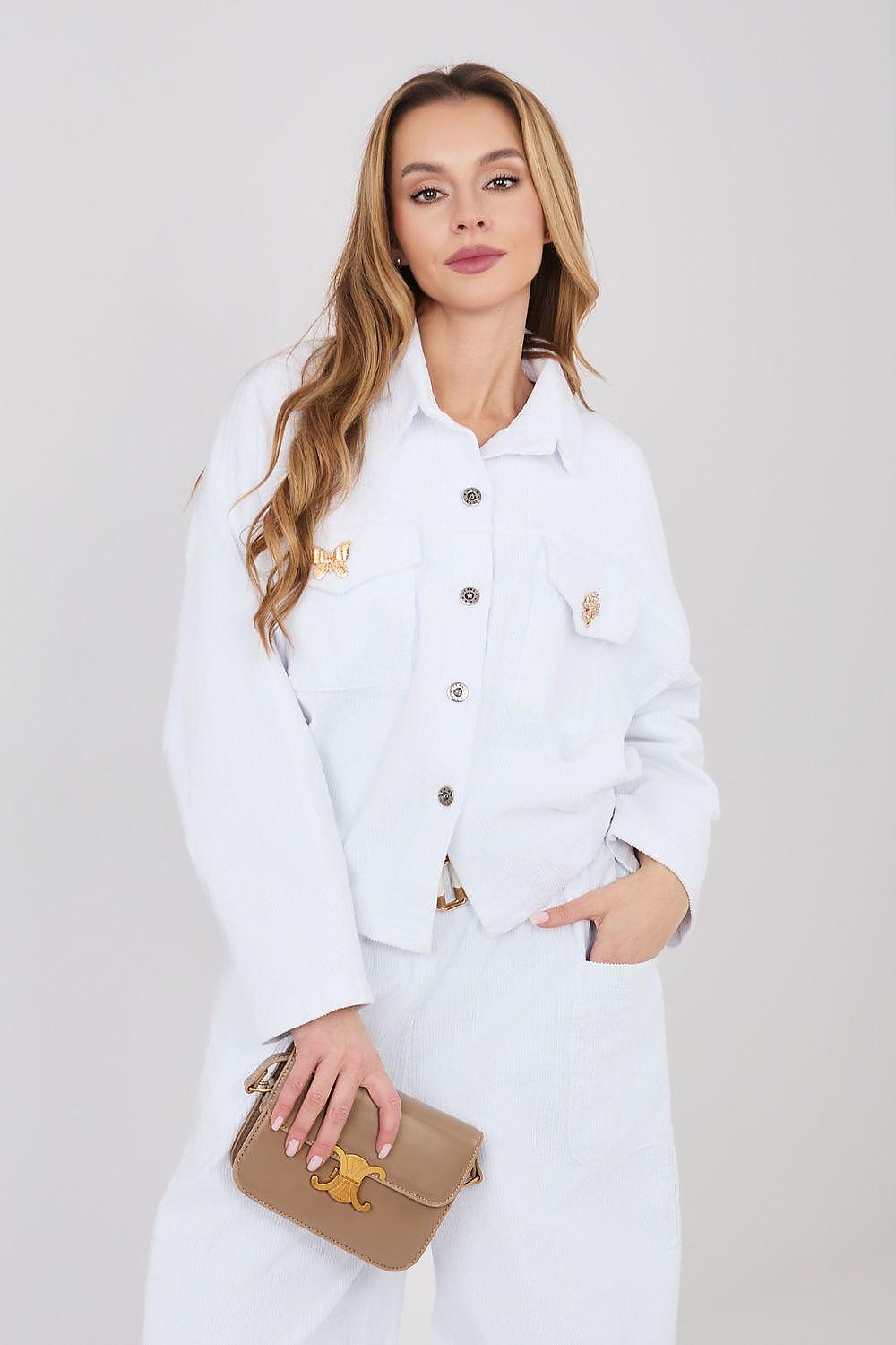  Jachetă din catifea model 225427 Rue Paris 
