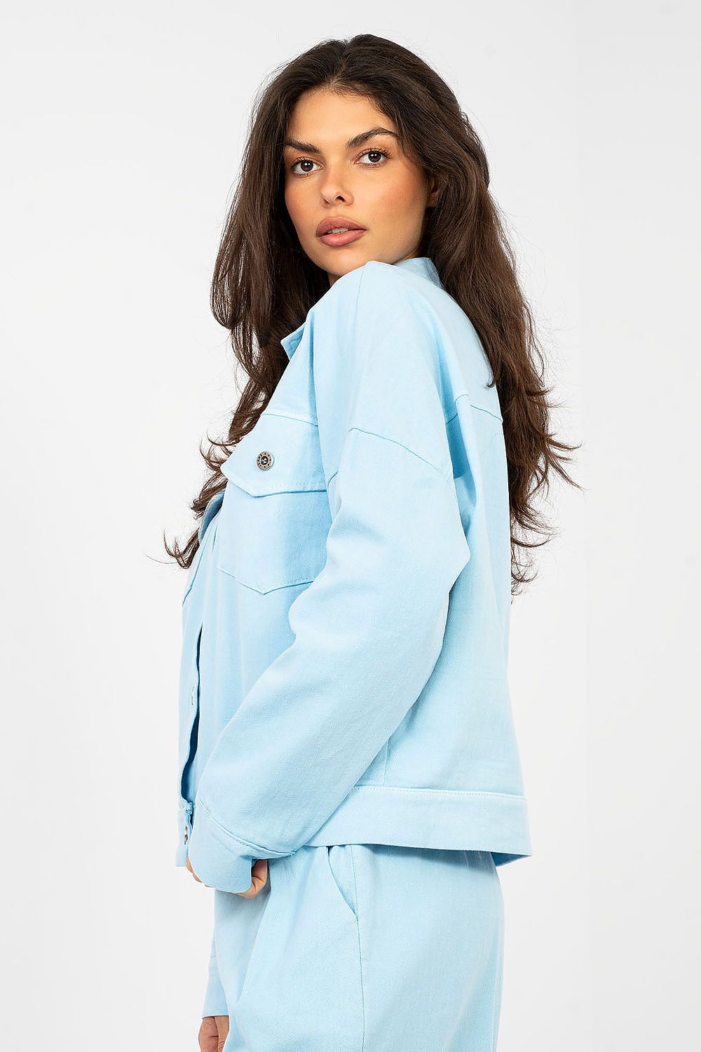  Jachetă din denim model 225428 Rue Paris 
