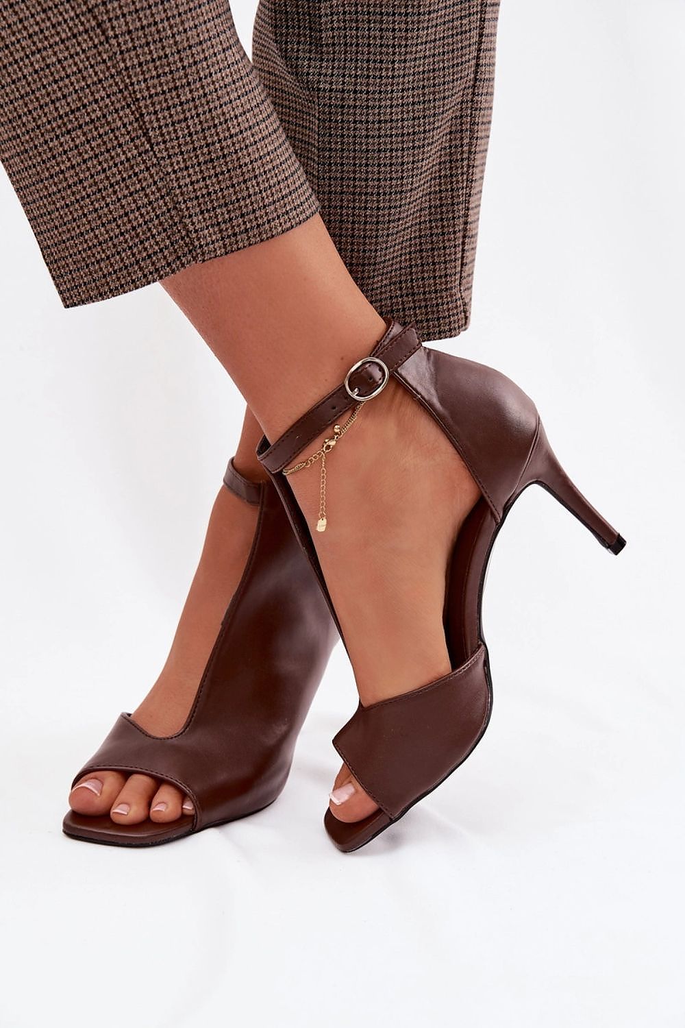  Sandale cu toc model 225401 Step in style 