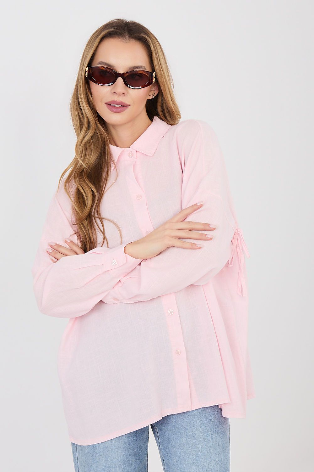  Cămaşă cu mânecă lungă model 225514 Italy Moda 