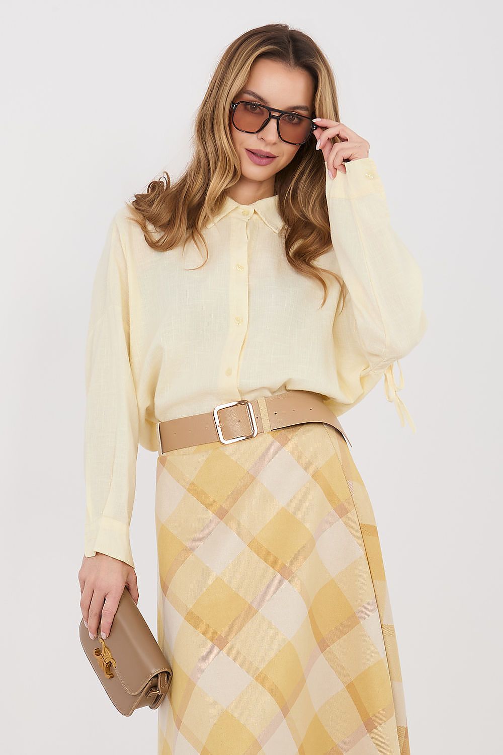  Cămaşă cu mânecă lungă model 225515 Italy Moda 