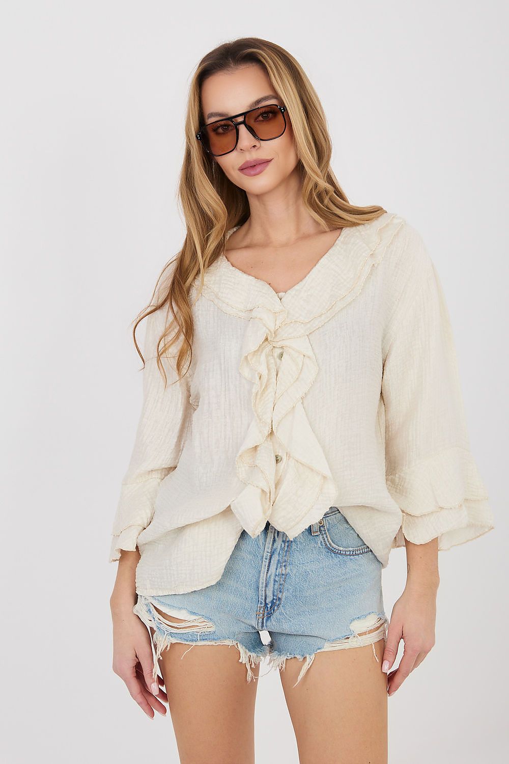  Cămaşă cu mânecă lungă model 225519 Italy Moda 