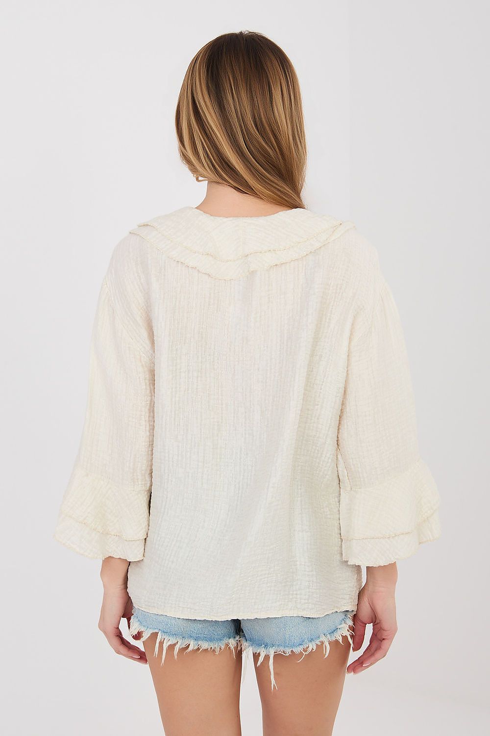  Cămaşă cu mânecă lungă model 225519 Italy Moda 