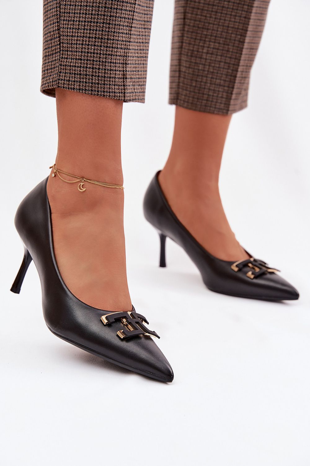  Pantofi cu toc subţire (stiletto) model 225605 Step in style 