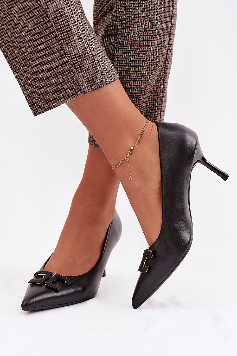  Pantofi cu toc subţire (stiletto) model 225605 Step in style 