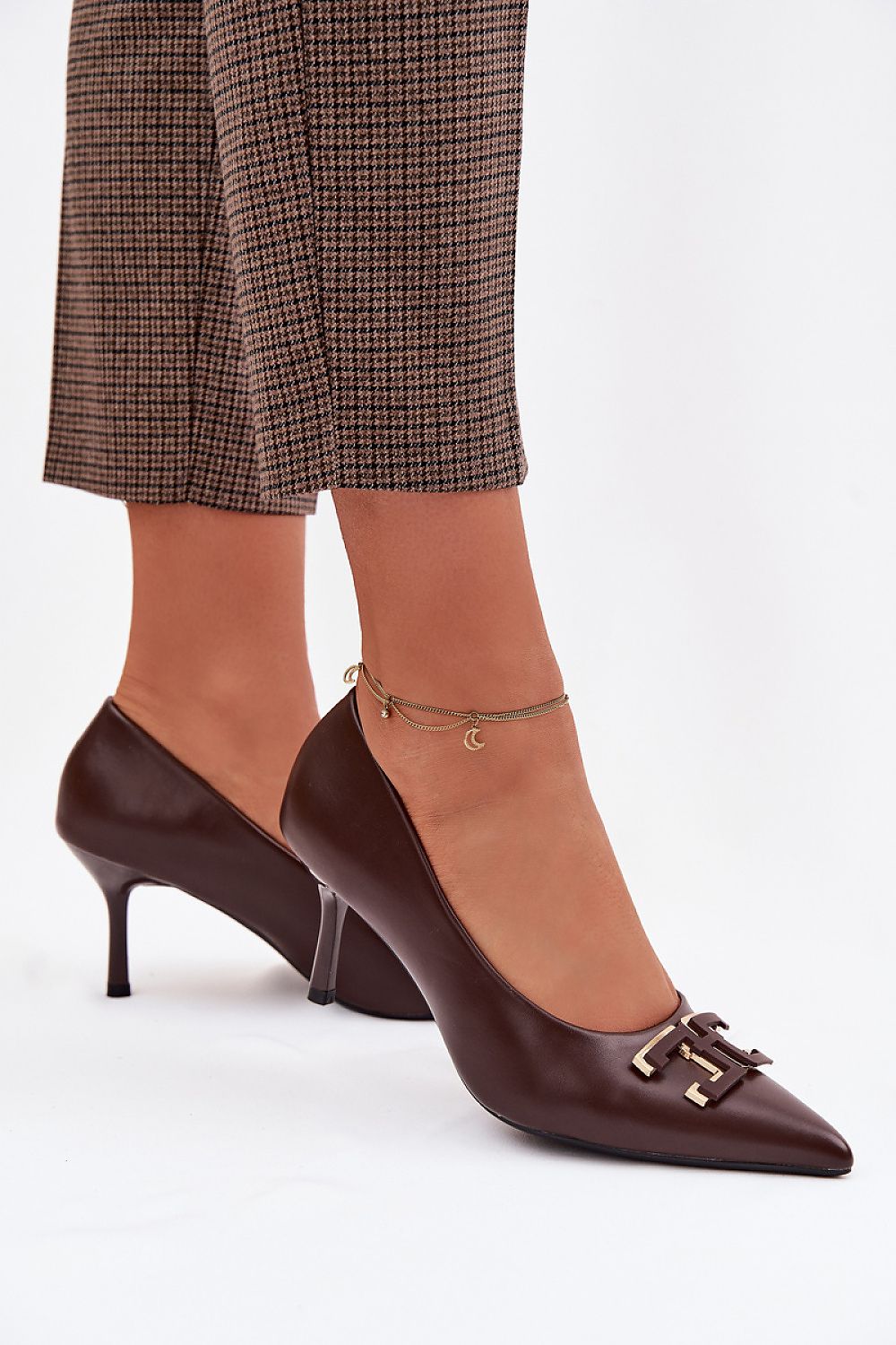  Pantofi cu toc subţire (stiletto) model 225606 Step in style 