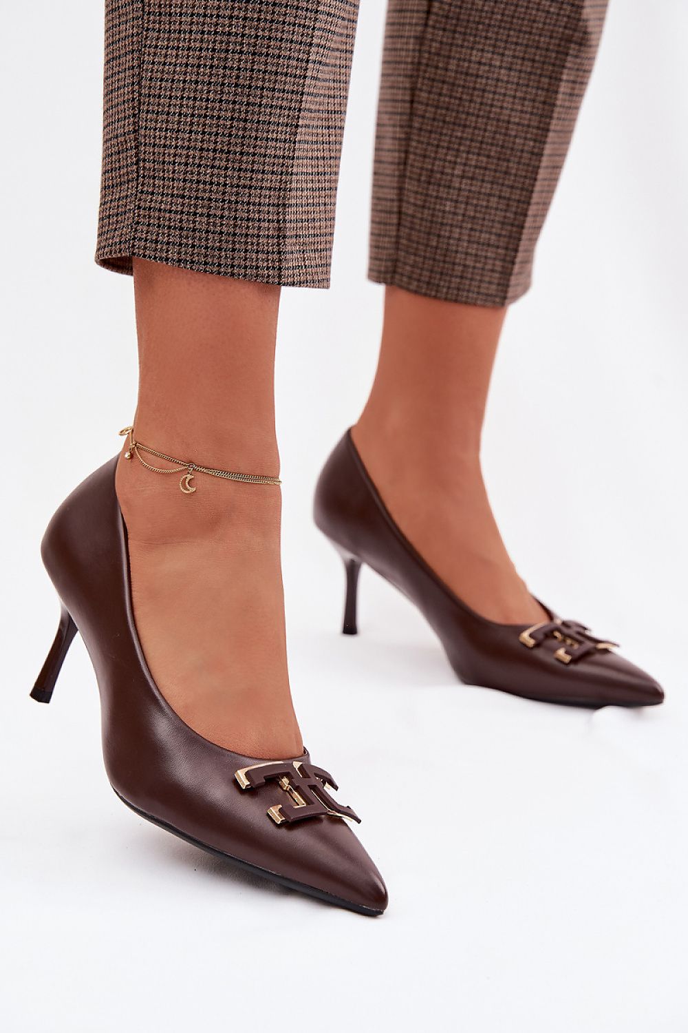  Pantofi cu toc subţire (stiletto) model 225606 Step in style 