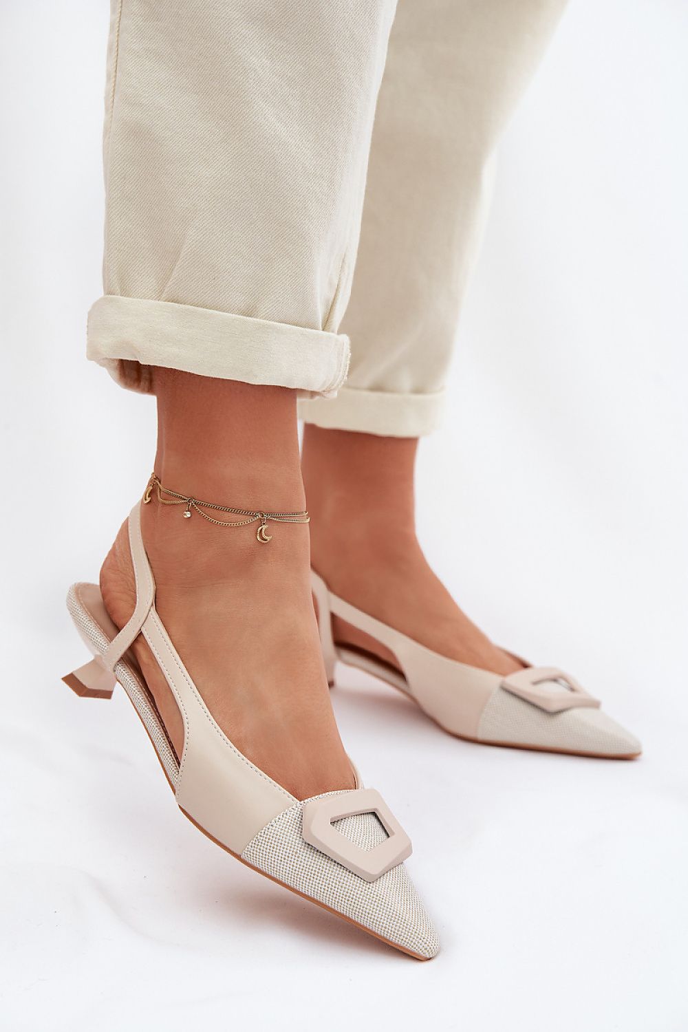  Sandale cu toc model 225625 Step in style 