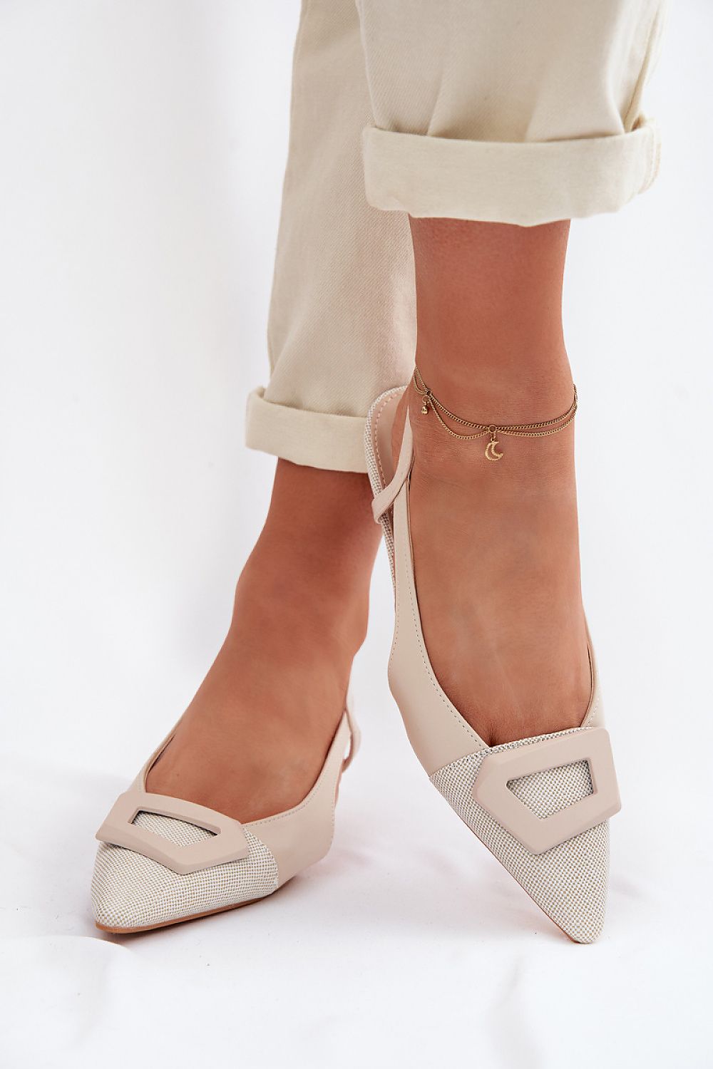  Sandale cu toc model 225625 Step in style 