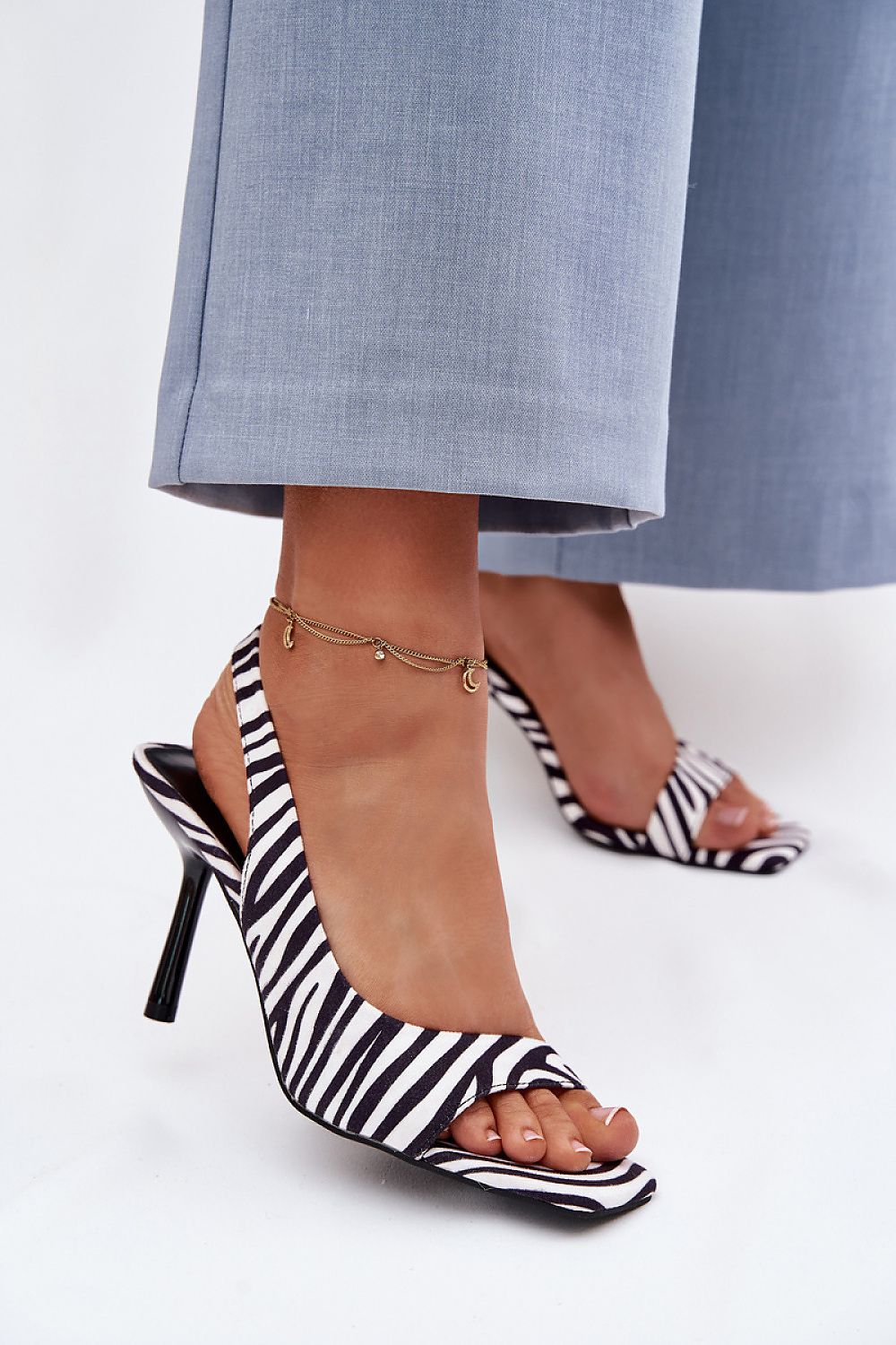  Sandale cu toc model 225630 Step in style 