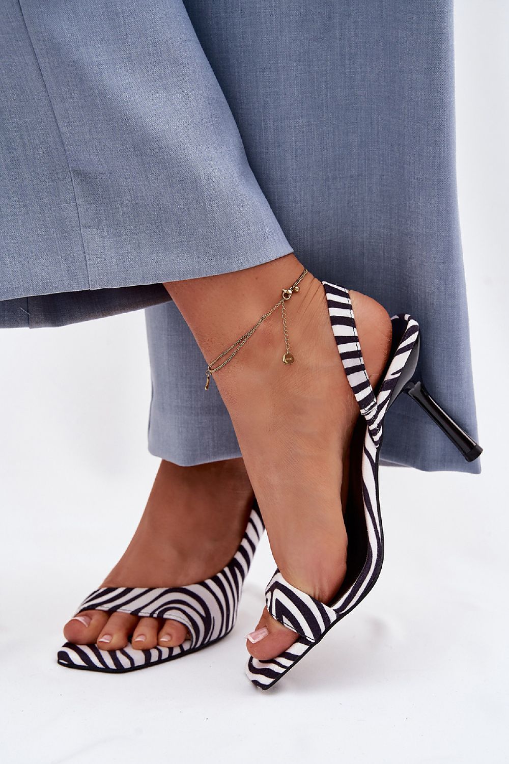  Sandale cu toc model 225630 Step in style 