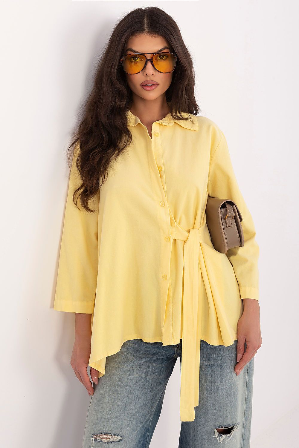  Cămaşă cu mânecă lungă model 225889 Rue Paris 