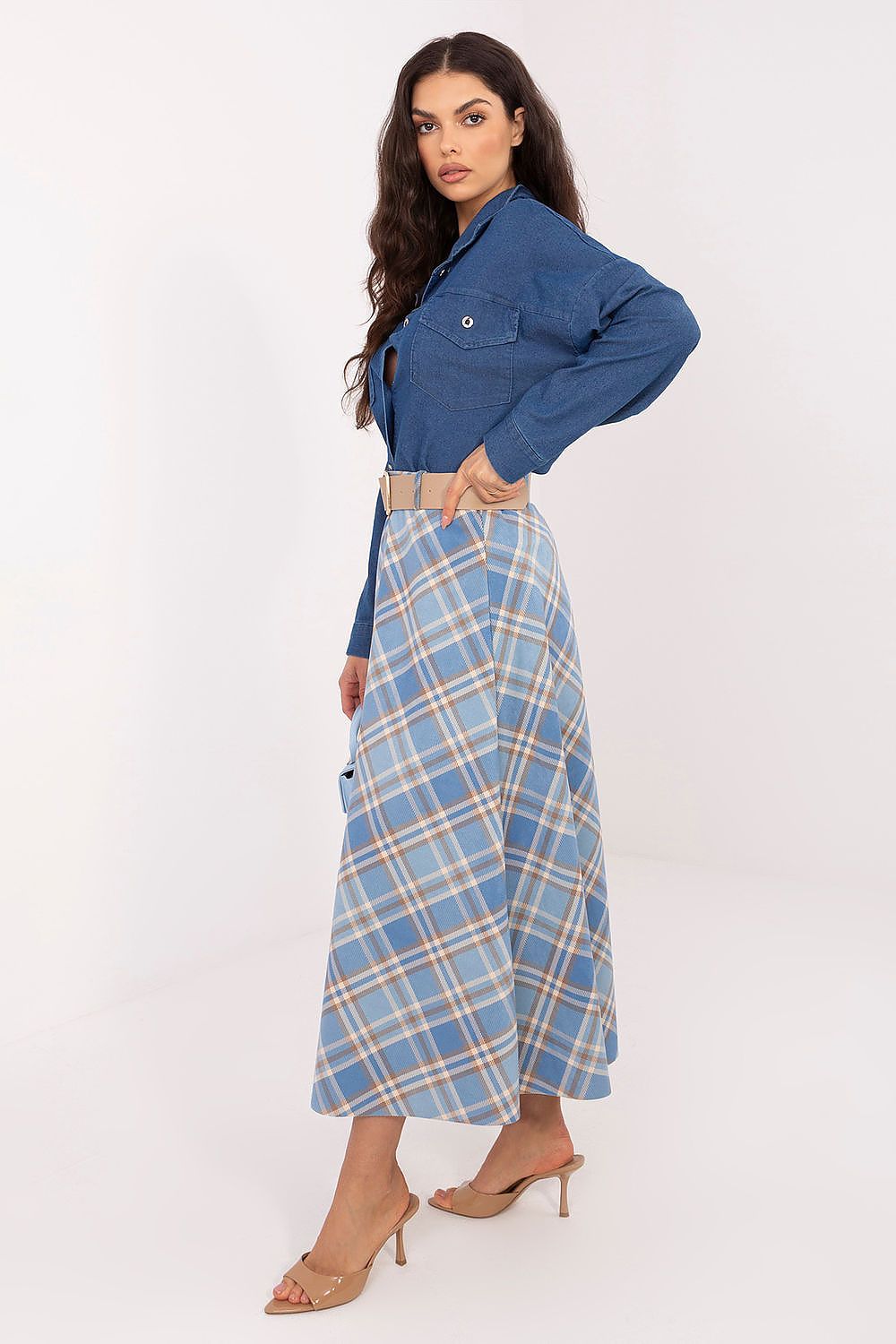  Fustă lungă model 226010 Italy Moda 