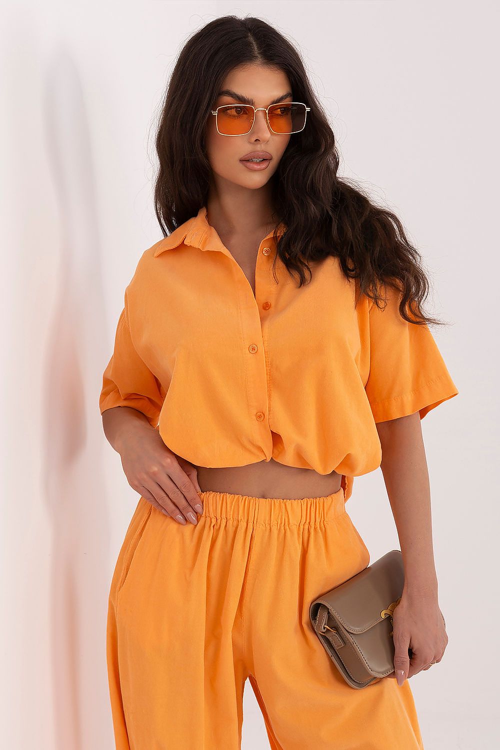  Cămaşă cu mânecă scurtă model 226022 Italy Moda 