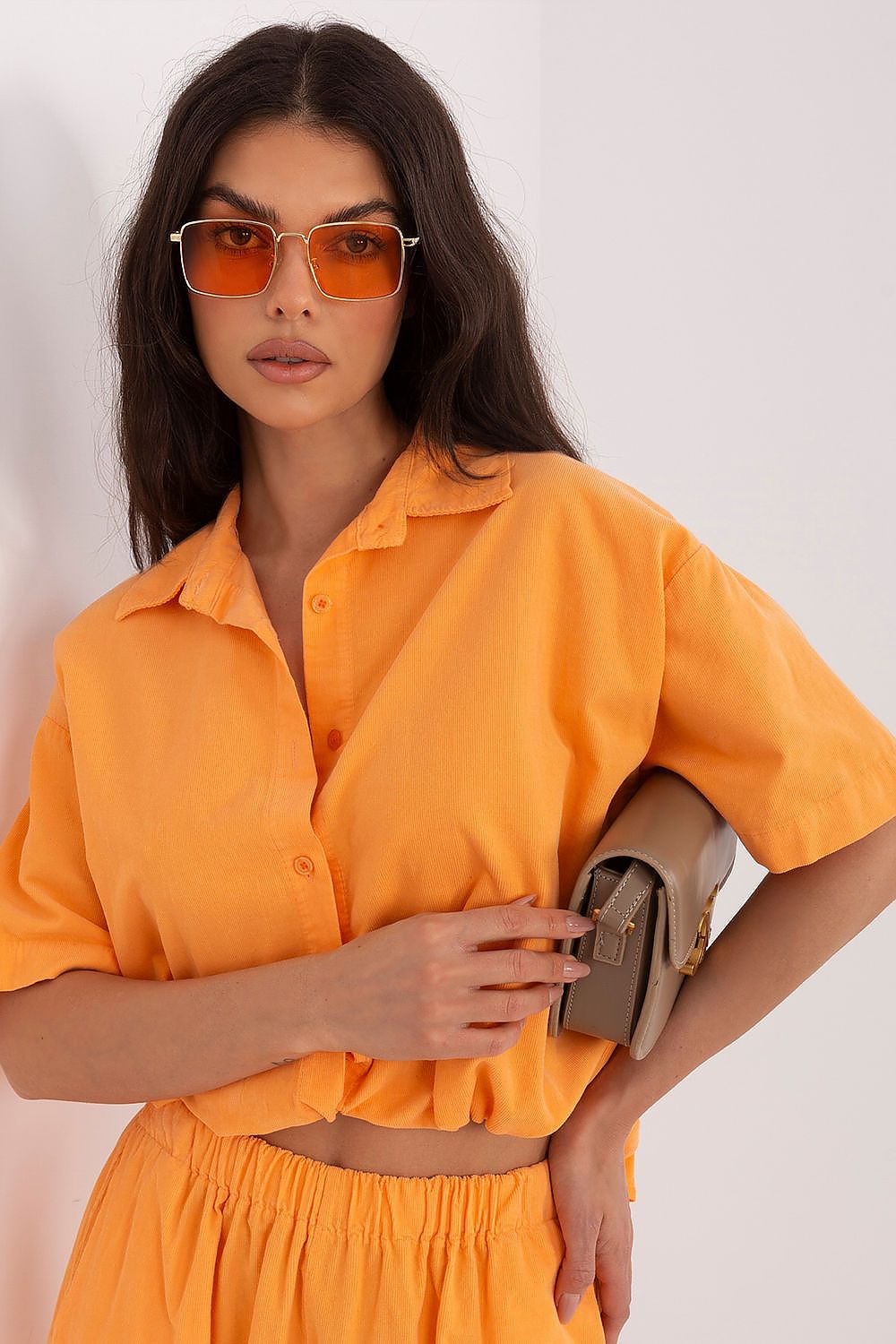  Cămaşă cu mânecă scurtă model 226022 Italy Moda 