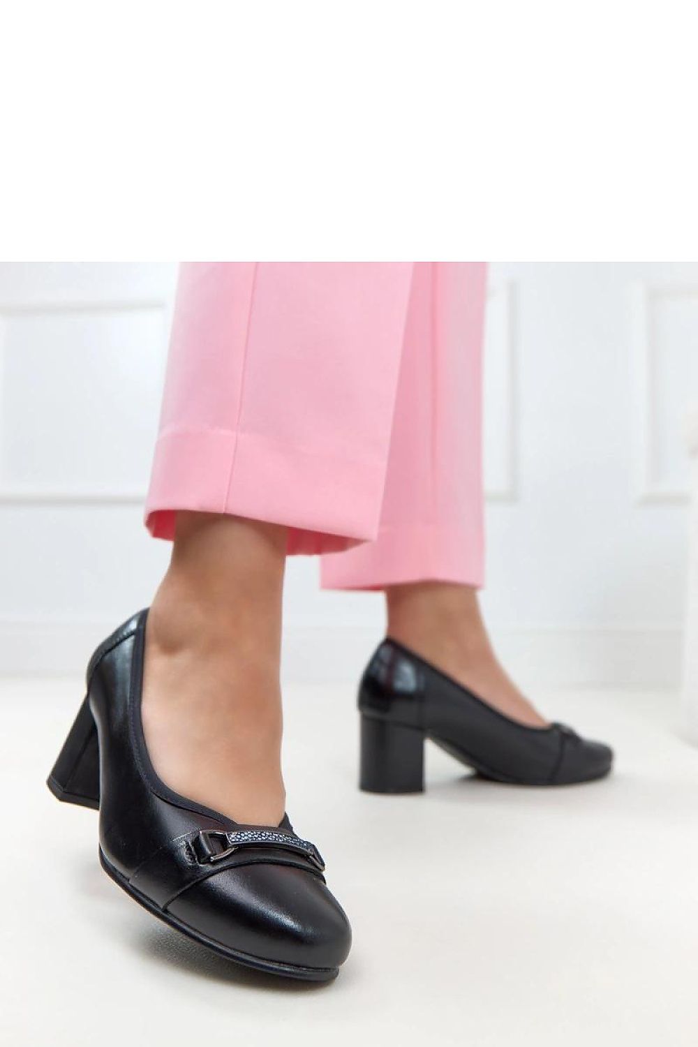  Pantofi dcu toc gros model 226024 Solea 