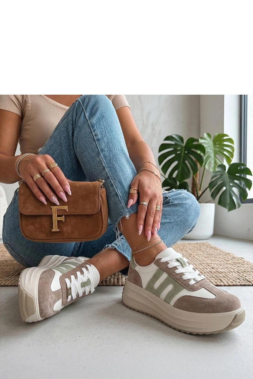  Pantofi sport pe platformă model 226029 Solea 