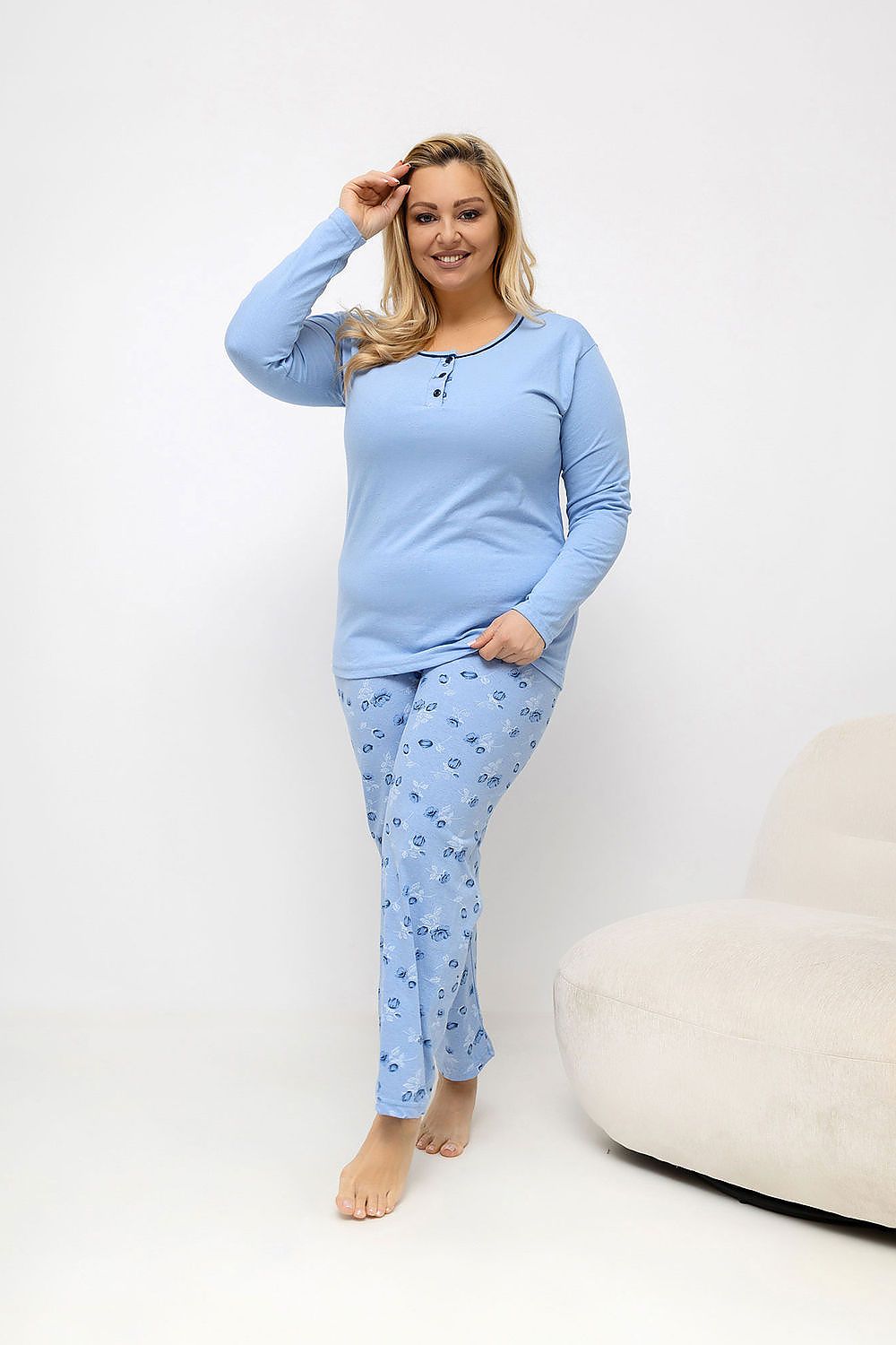  Pijamale Plus Size model 226133 Forever Pink 