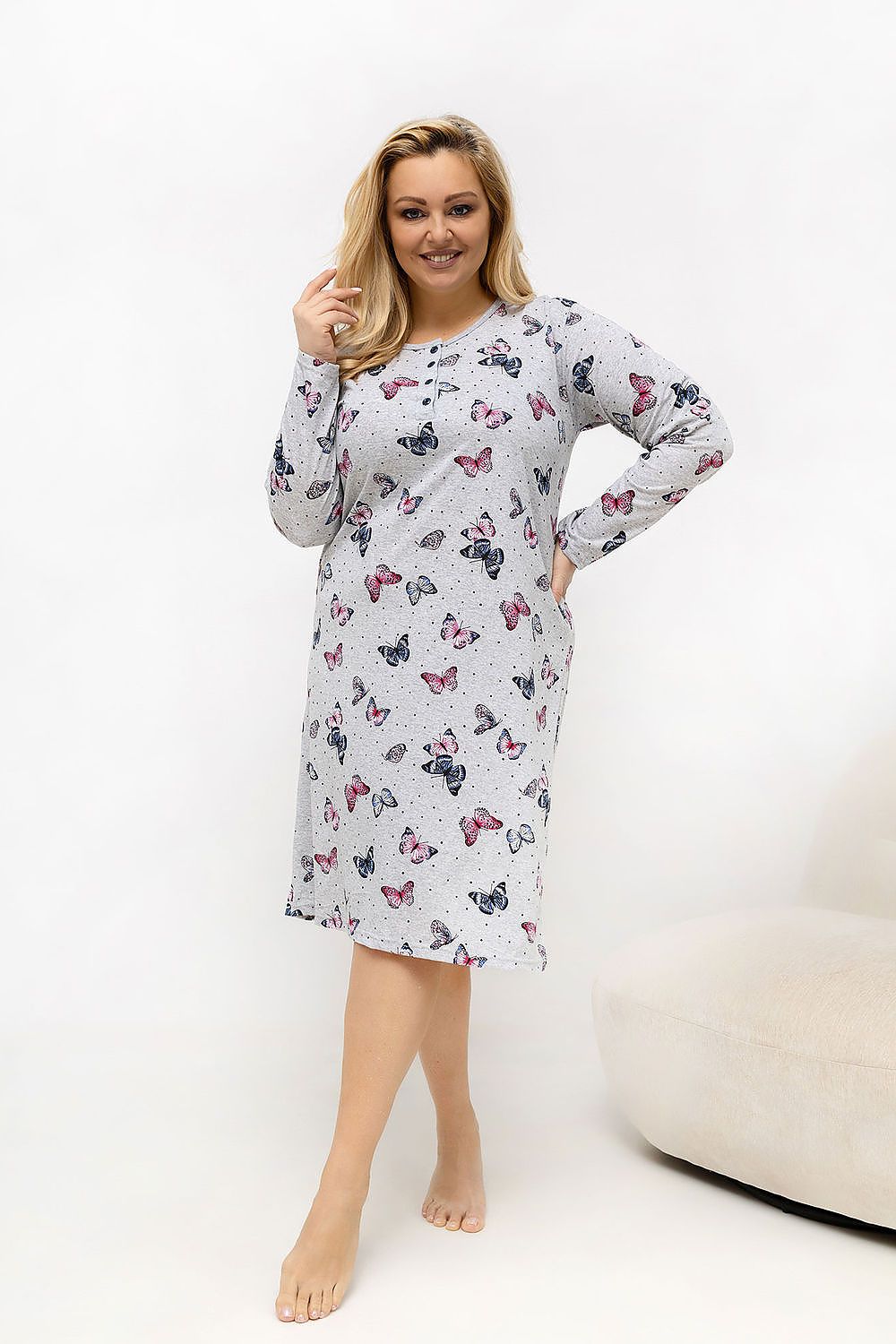  Cămașă de noapte Plus Size model 226135 Forever Pink 
