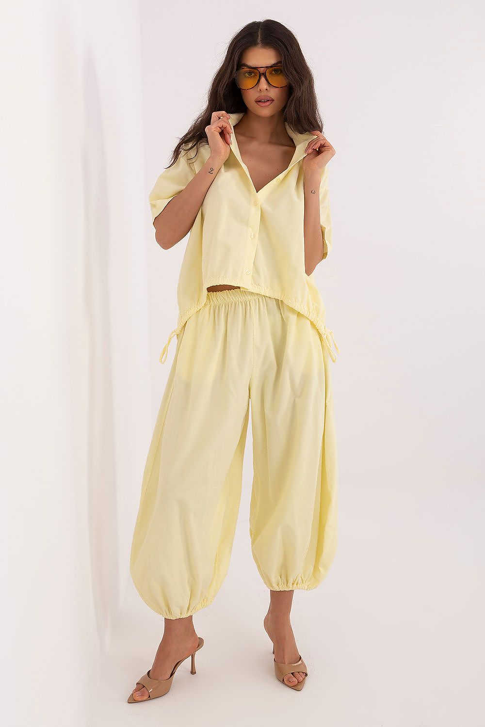  Pantaloni din catifea model 226226 Italy Moda 