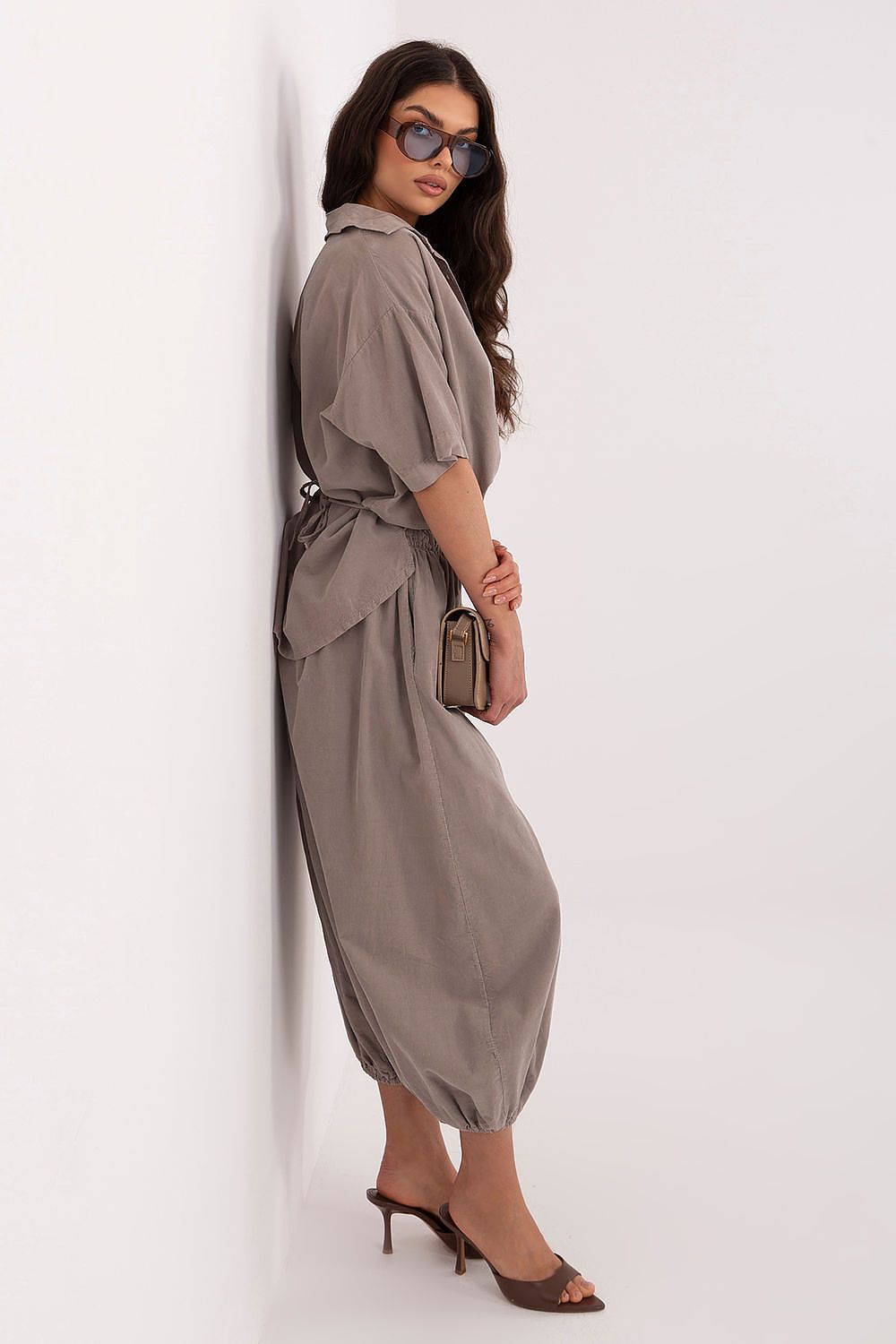  Pantaloni din catifea model 226227 Italy Moda 