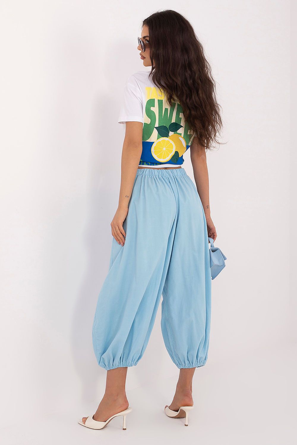  Pantaloni din catifea model 226230 Italy Moda 